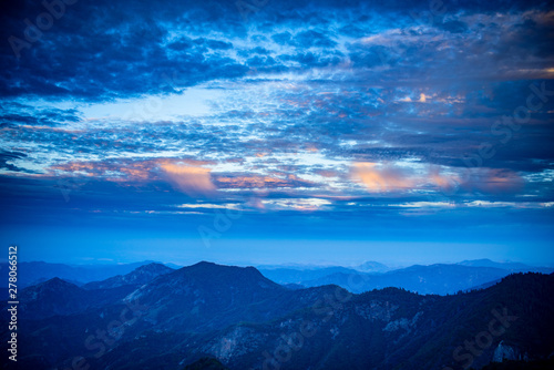 Sunset from Moro Rock in Sequoia National Park-3