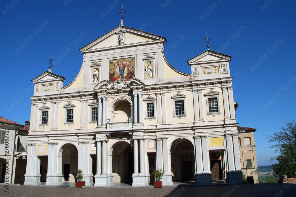 Serralunga di Crea, Piedmont/Italy-Serralunga di Crea Sacred Mounts is included in the UNESCO's World Heritage List.