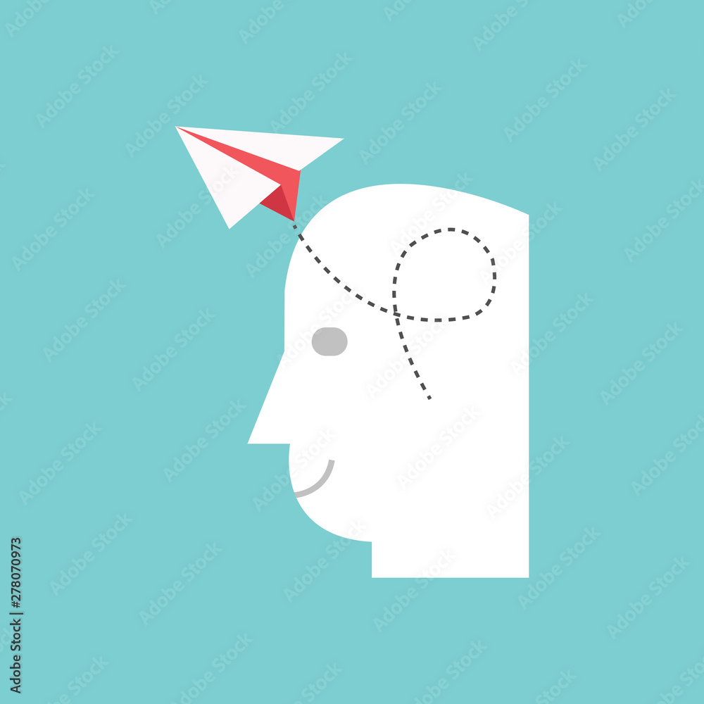 imagination icon concept Stock Vector | Adobe Stock