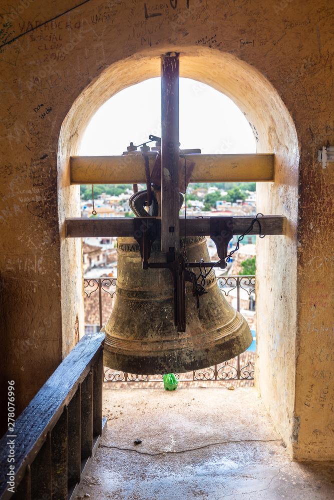 Bell tower of the Church of the Holy Trinity of Trinidad in Cuba Bell tower of the Church of the Holy Trinity of Trinidad in Cuba