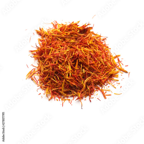 a bunch of saffron isolated