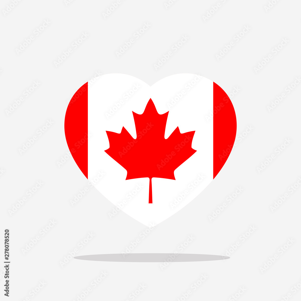 Canada Flag icon sign template color editable. Canada national symbol vector illustration for graphic and web design. Canada Flag icon sign template color editable. Canada national symbol vector illustration for graphic and web design.