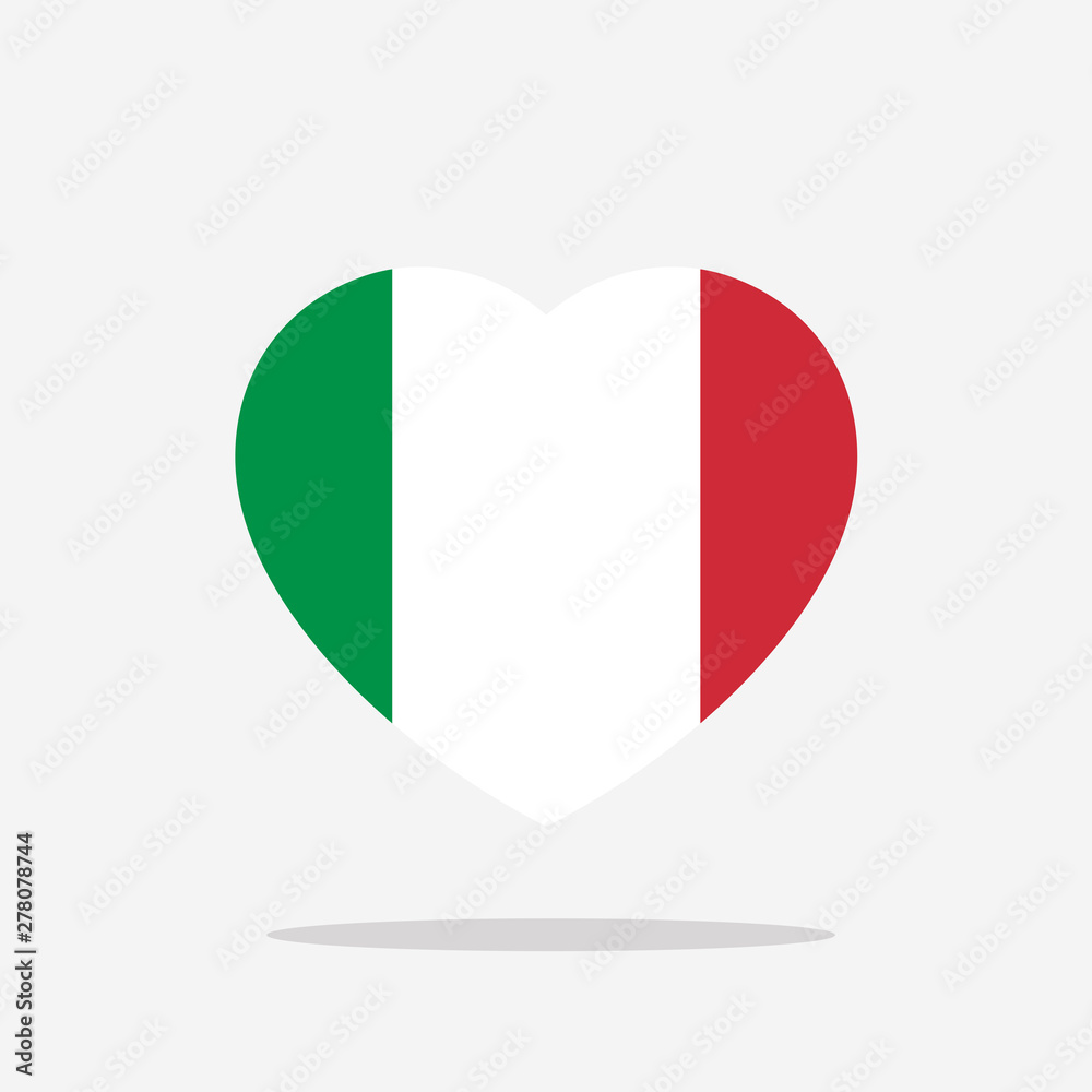 Italy Flag icon sign template color editable. Italy national symbol vector illustration for graphic and web design. Italy Flag icon sign template color editable. Italy national symbol vector illustration for graphic and web design.