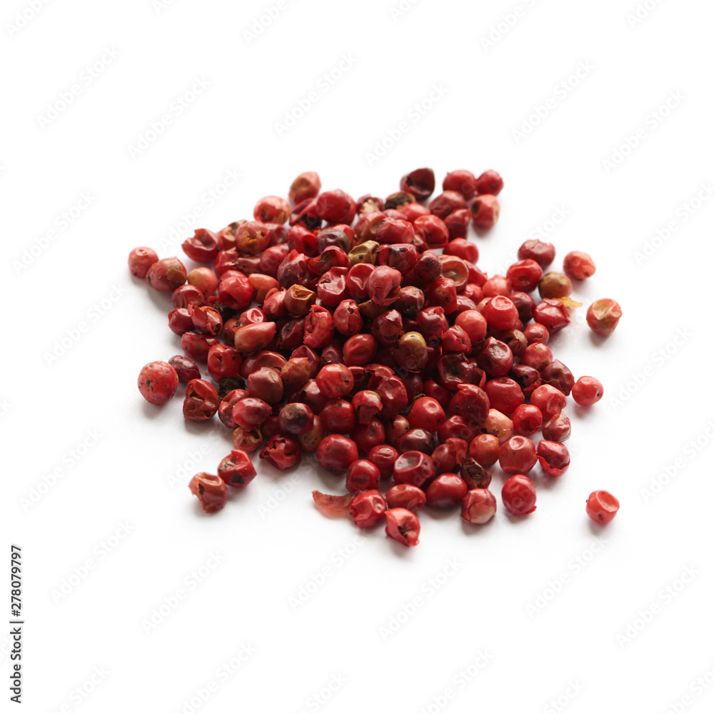 Red pepper isolated small pile Red pepper isolated small pile
