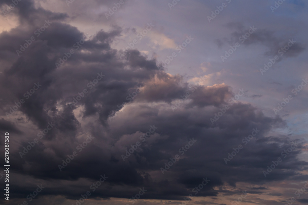 Epic Storm sky, dark clouds, storm front
