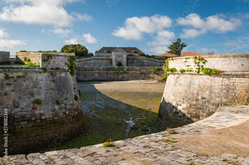 the vauban fortifications of Saint Martin de Re on a sunny day