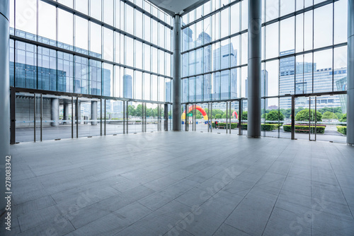 empty hall in the modern office building © MyCreative