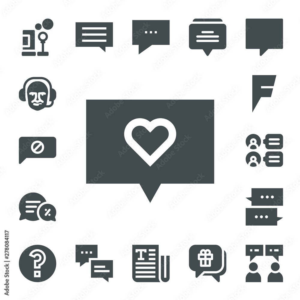 dialog icon set dialog icon set