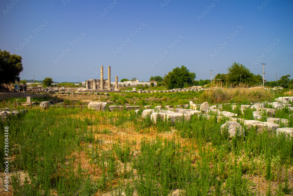 Letoon ancient city ruins Turkey