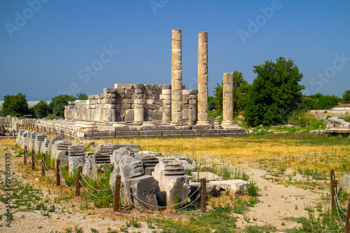 Letoon ancient city ruins Turkey