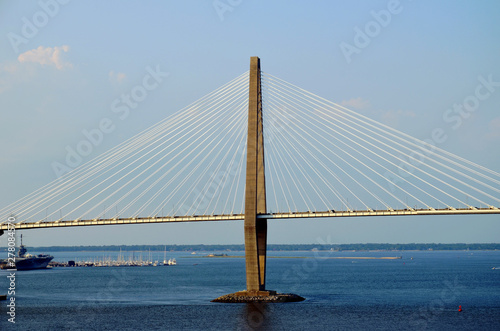 View on the Arthur Ravenel Jr. Bridge in Charleston, South Caroline. © Mariusz