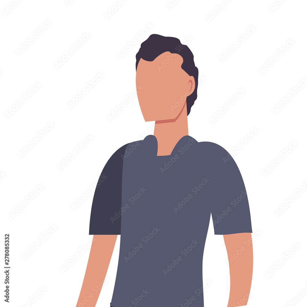 man happy young people on white background man happy young people on white background