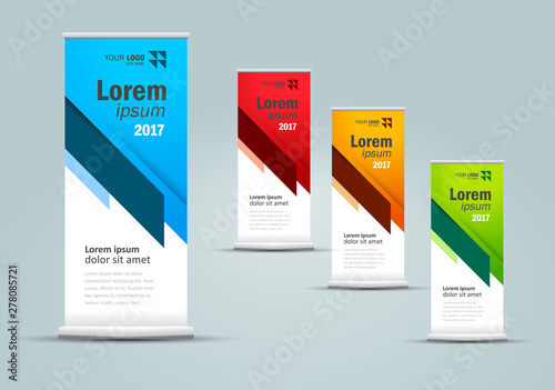 Roll up banner set