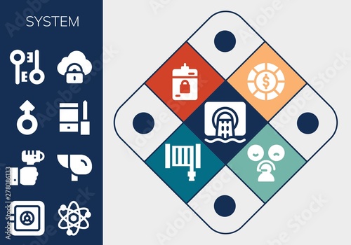 system icon set