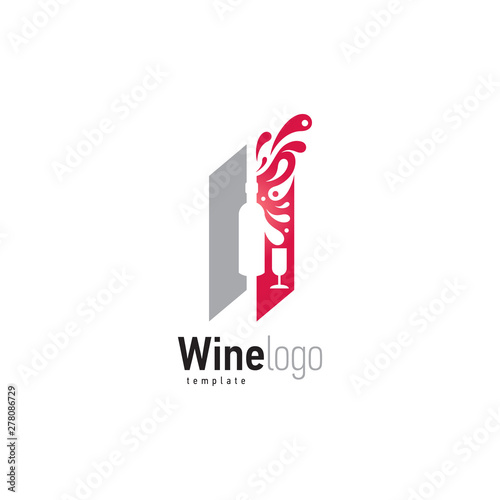 Wine logo beverage alcohol