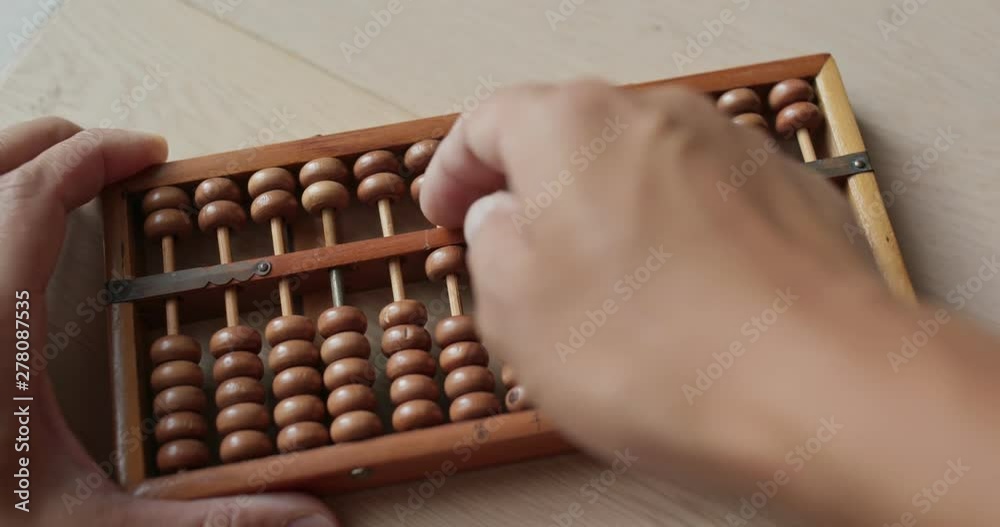 Use of abacus calculate the math Use of abacus calculate the math