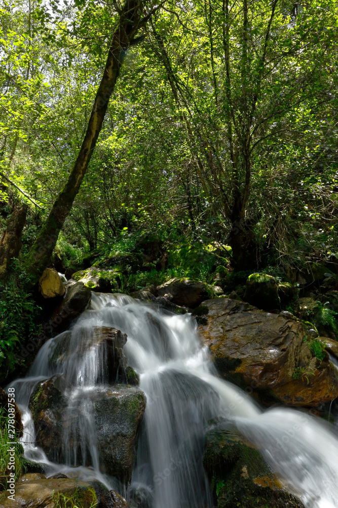 Beautiful fall of water in Ocopilla Beautiful fall of water in Ocopilla