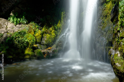 Beautiful fall of water in Ocopilla