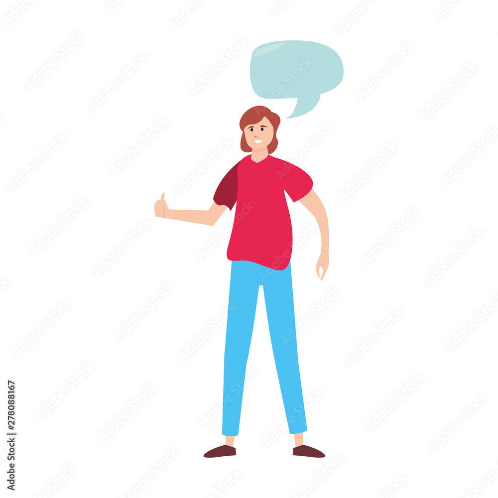 man happy young people on white background man happy young people on white background
