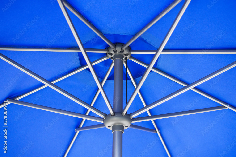 blue parasol umbrella