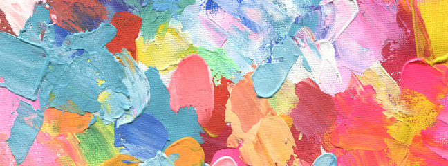 Abstract acrylic and watercolor painting. Canvas background.
