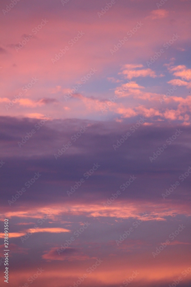 Sunset Purple an Pink Sky