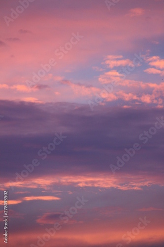 Sunset Purple an Pink Sky