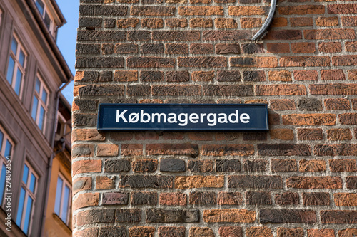 Photography Street Sign in Copenhagen