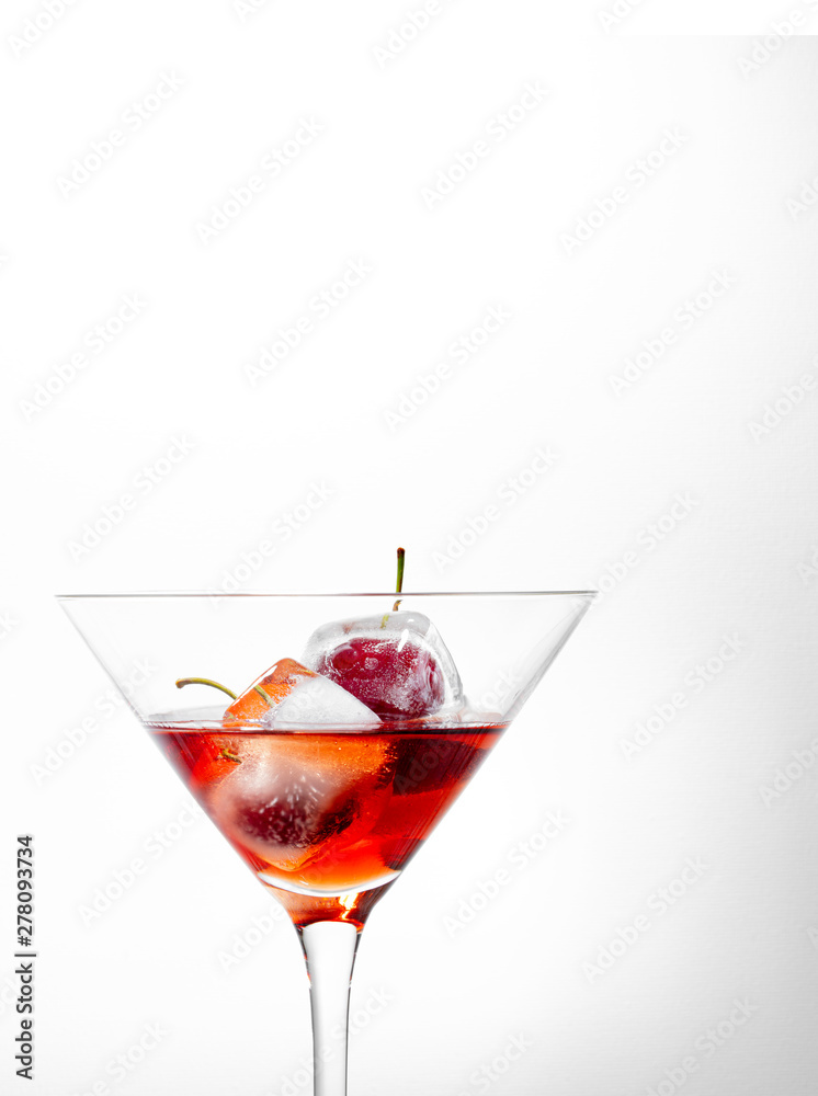 cocktail glass with cherries cocktail glass with cherries