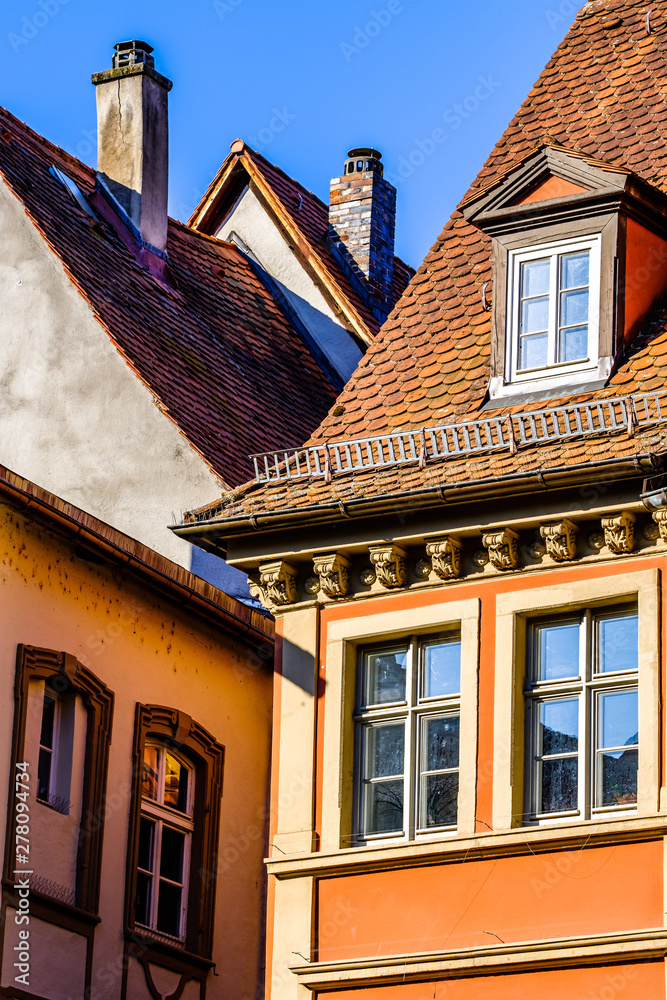 Fototapeta premium old facades in bamberg - germany