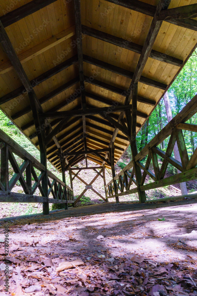 Fototapeta premium Alte Holzbrücke