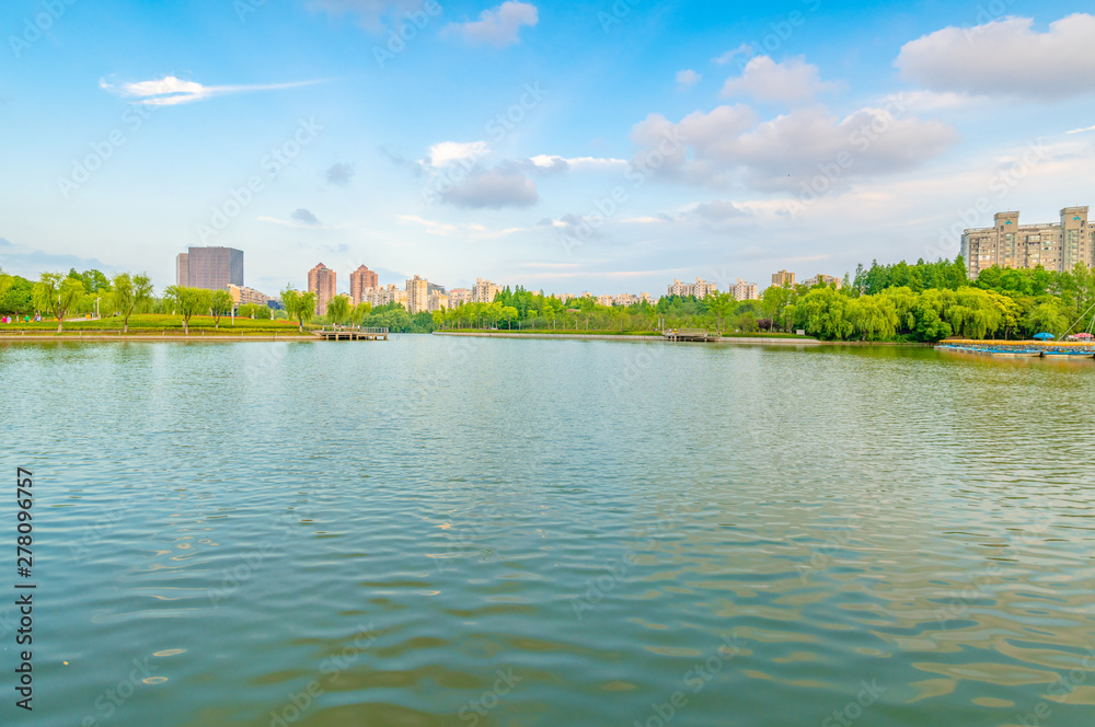 Lakeside Cityview, Daning Tulip Park, Shanghai, China Lakeside Cityview, Daning Tulip Park, Shanghai, China
