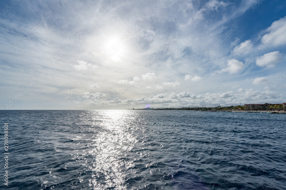    Views around the Caribbean island of Curacao