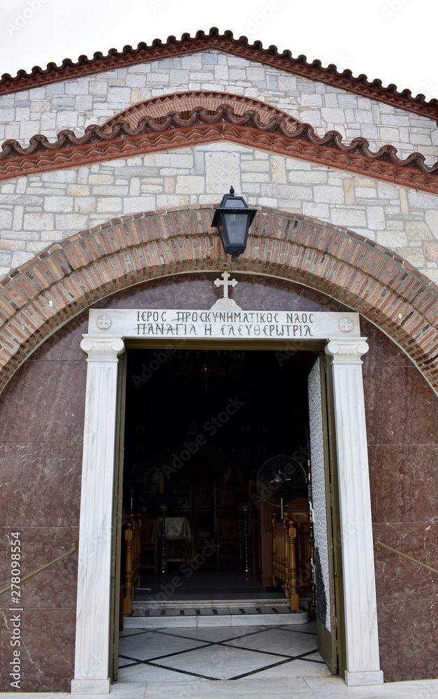 door of church