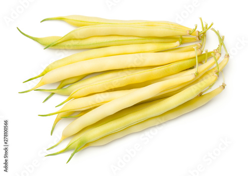 Yellow Beans Isolated On White Background