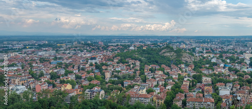 Gorgeous views of the city of Plovdiv from the top of one of its seven hills, Bulgaria © Luis