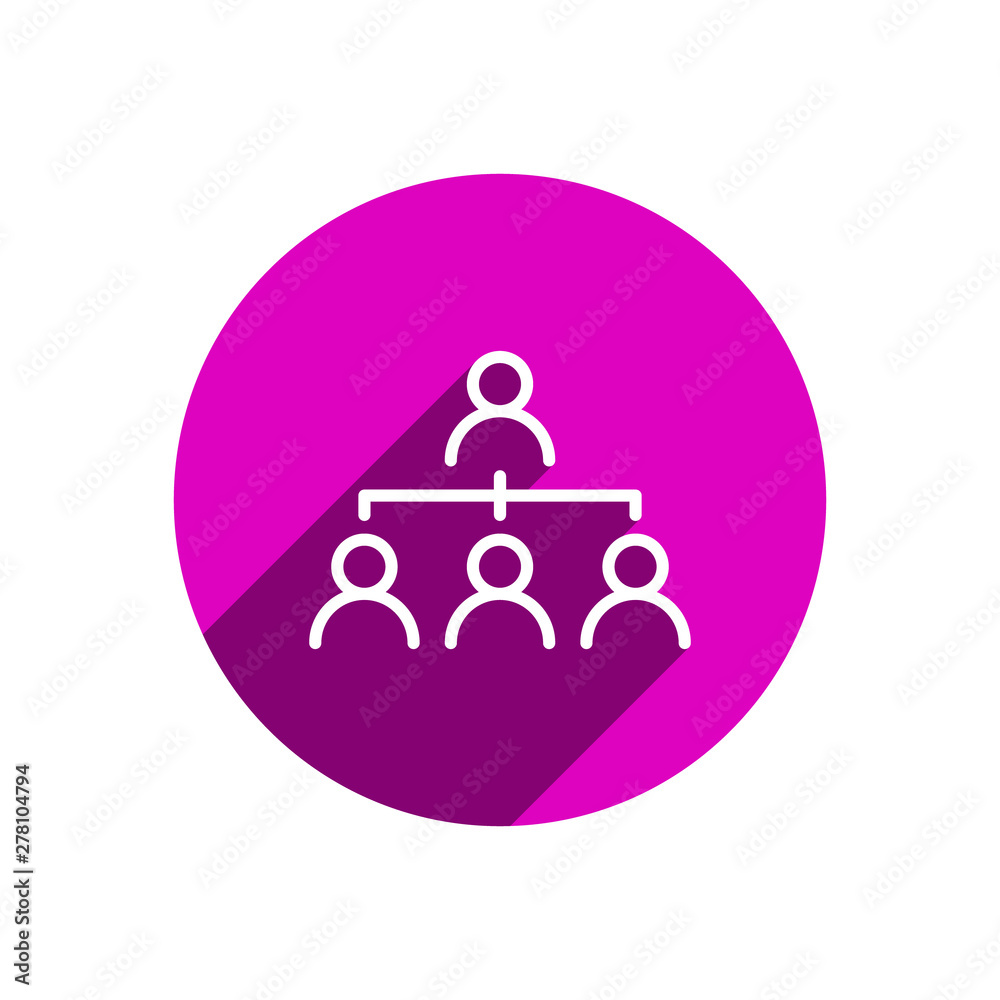 Business network vector icon in flat design. Social network, business community, group, team, users network icon illustrations. Business network vector icon in flat design. Social network, business community, group, team, users network icon illustrations.