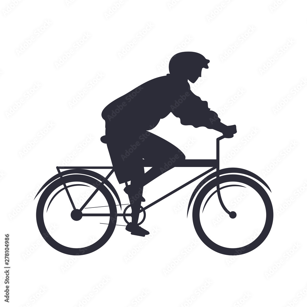 Obraz premium people riding bicycle activity image