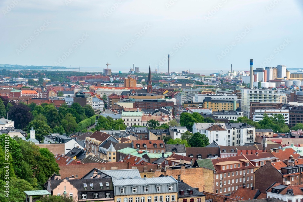 Helsingborg from above view