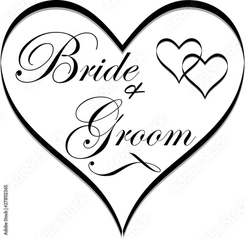 Bride and Groom Wedding Design
