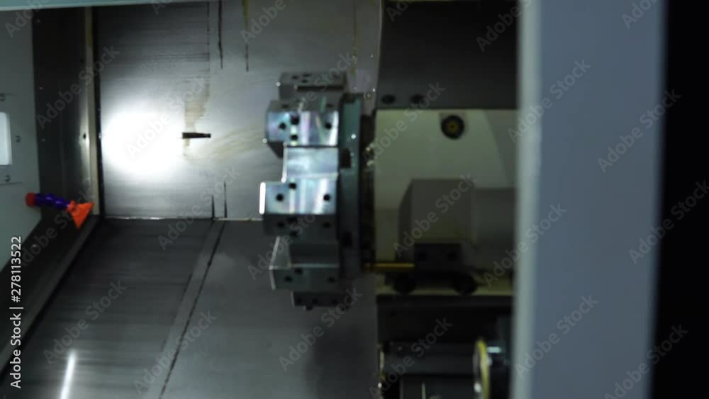 Close-up of the robots being used as part of the industry in the current account footage 4K Close-up of the robots being used as part of the industry in the current account footage 4K