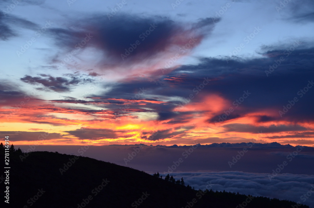 Fototapeta premium Tenerife sunset