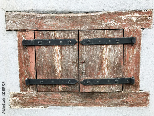 Vintage old wooden shutters...
