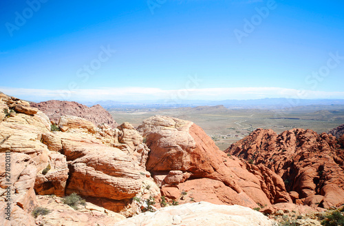 Rock Formations in Red Rock Canyon, Nevada, USA