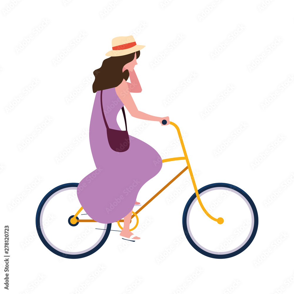 Obraz premium people riding bicycle activity image