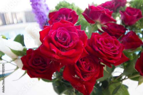 Roses in a Flower Arrangement 