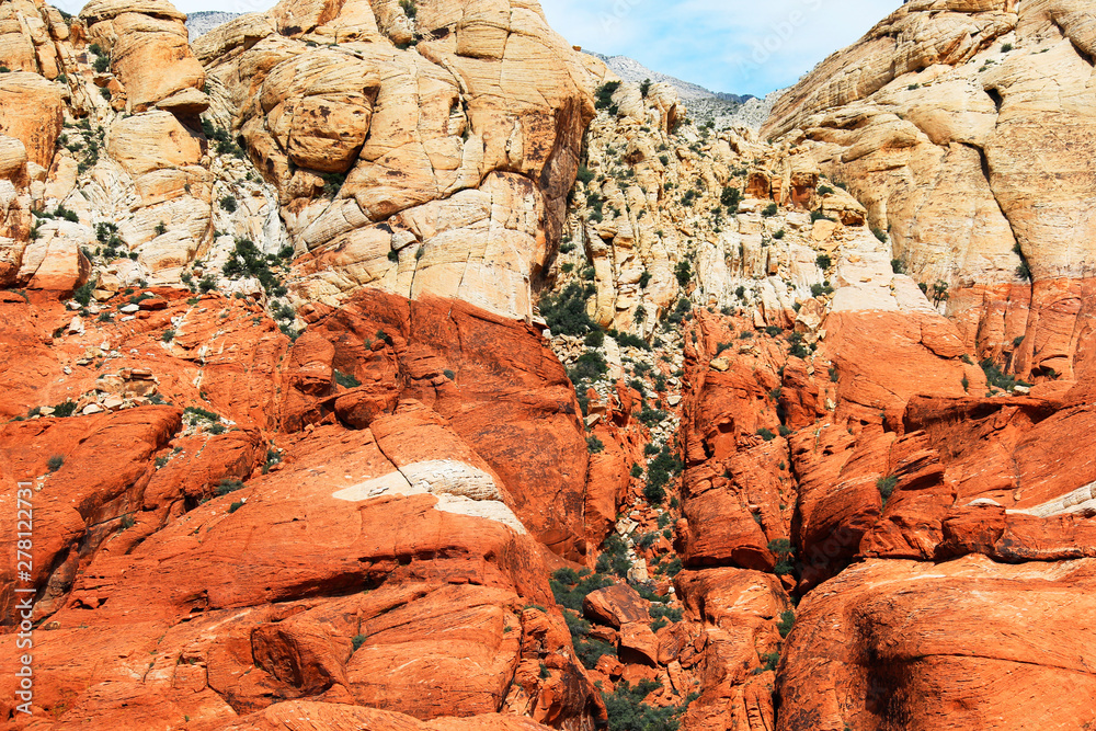 Obraz premium Rock Formations in Red Rock Canyon, Nevada, USA