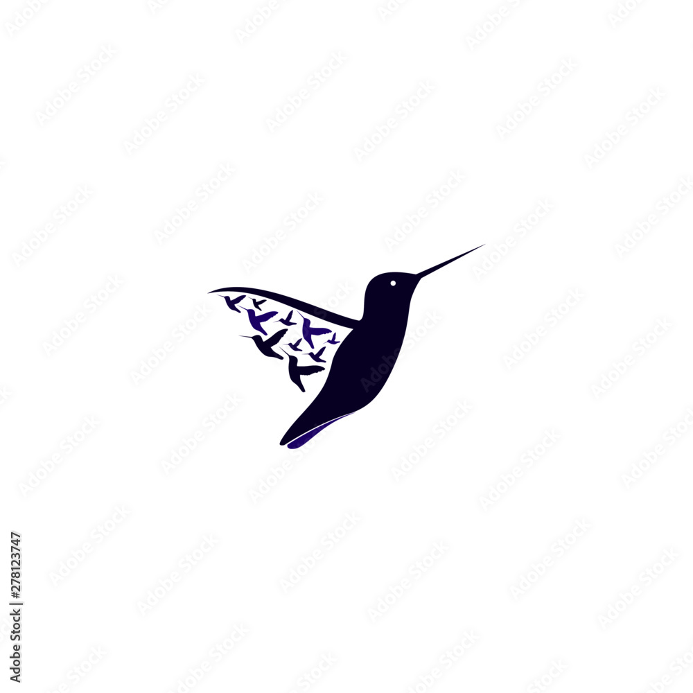 Hummingbird Logo Stock Vector Template Hummingbird Logo Stock Vector Template