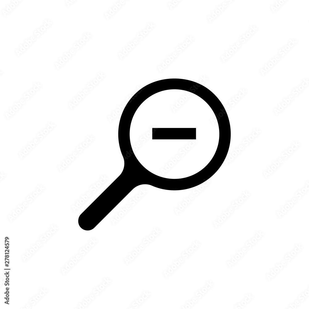 Magnifying glass, zoom, search symbo icon vectorillustration Magnifying glass, zoom, search symbo icon vectorillustration