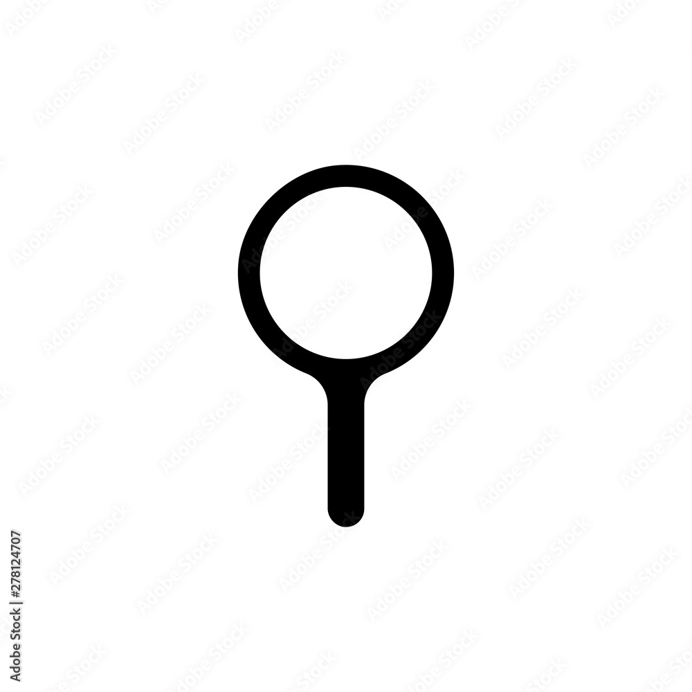 Magnifying glass, zoom, search symbo icon vectorillustration Magnifying glass, zoom, search symbo icon vectorillustration